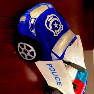 Kids over the shoulder police car halloween costume